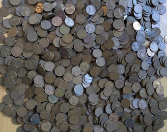 ¡Centavos de cobre por libra! Centavos de trigo (anteriores a 1959) O Centavos conmemorativos (anteriores a 1982). Gran variedad de fechas. Elija por tipo.