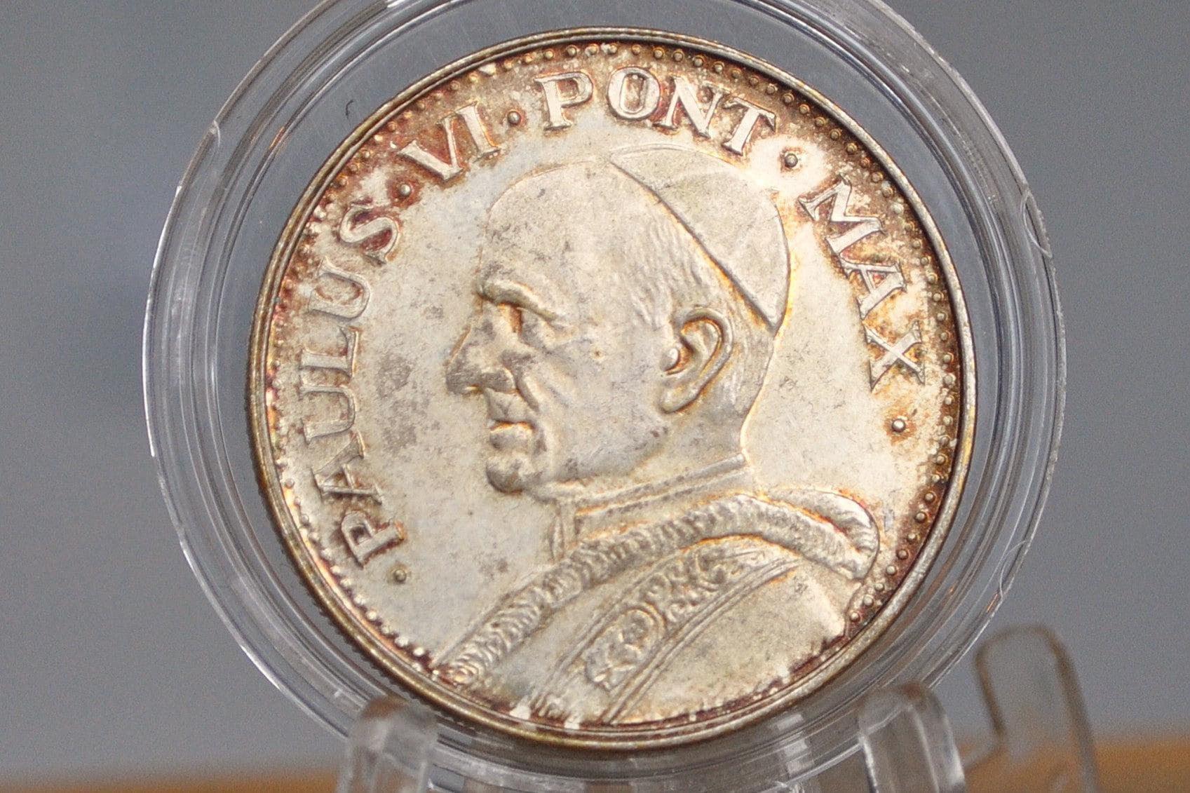 1975年 スターリングシルバー バチカン市国 教皇パウルス6世記念メダル