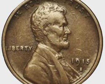 Centavo de trigo de 1915 P, D, S - Elija por grado y marca de ceca - Centavo Lincoln con espiga de trigo - Filadelfia, Denver, San Francisco
