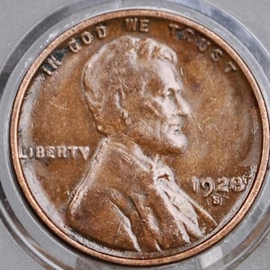 1928 P,D,S Wheat Pennies - Choose by Mint & Grade - 1928D Wheat Ear Cent 1928 S Wheat Back Penny 1928 Wheat Cent
