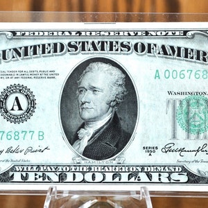 Banconota da 10 dollari del 1950 - Scegli in base al grado - Banconota da 10 dollari della Federal Reserve del 1950 - Fr#2010-Fr#2015B