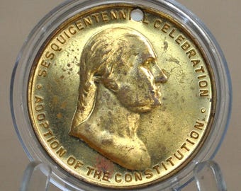 アメリカ独立戦争200周年記念ジョージ・ワシントン記念メダル 1972年