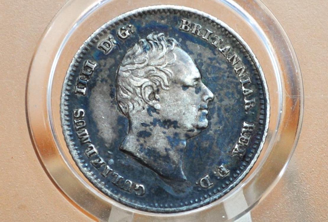 1836 フォーペンス イギリス 4 ペンス シルバー - AU (ほぼ未使用