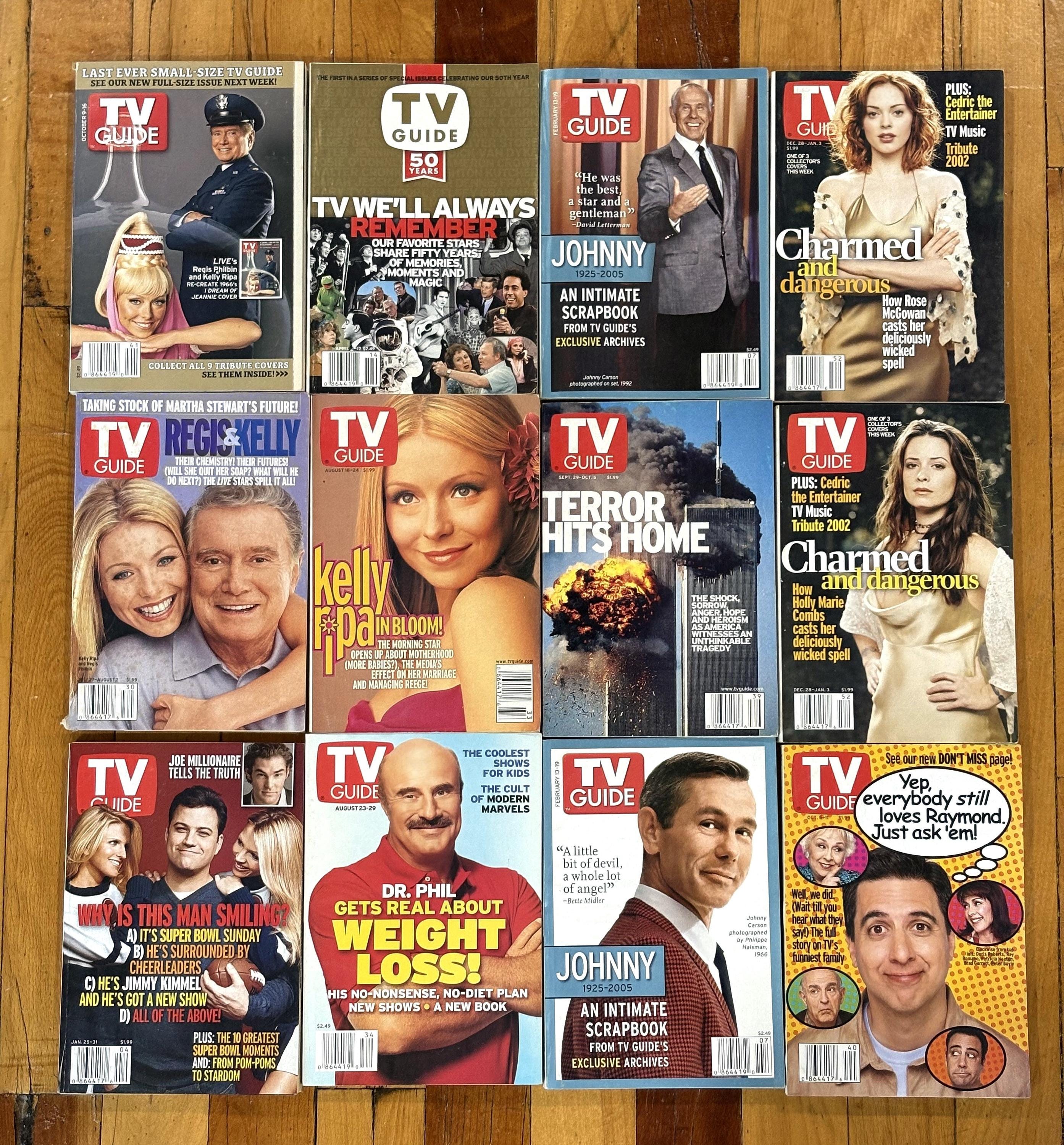 Antique TV Guides 12 to Choose From - Vintage TV Guides 12 Variations ...