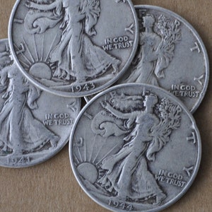 Walking Liberty Half Dollars Silver Half Dollar WLH 1916-1947 US Silver ...