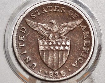 1964年フィリピン中央銀行 - 25センターボ硬貨 - Etsy 日本