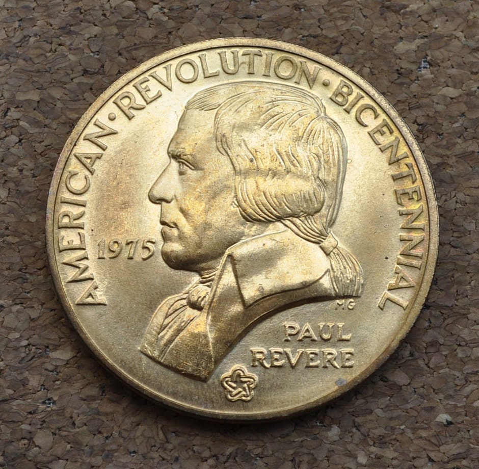 アメリカ独立戦争200周年記念 ポール・リビア記念メダル 1975年