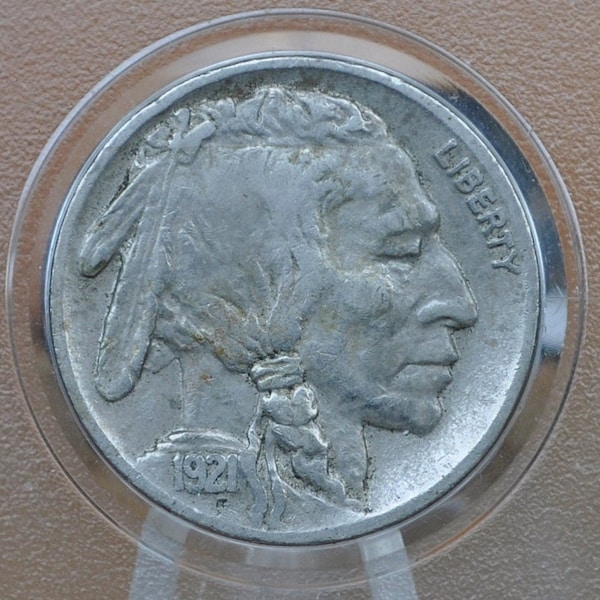 1921 Buffalo Nickel - Choose By Grade / Condition - Philadelphia Mint - 1921 P Indian Head Nickel 1921 P
