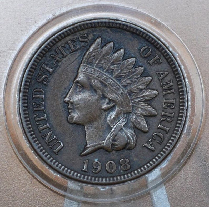 1908-S Indian Head Penny - Choose by Grade - Rare, Key Date - 1908 S Us ...