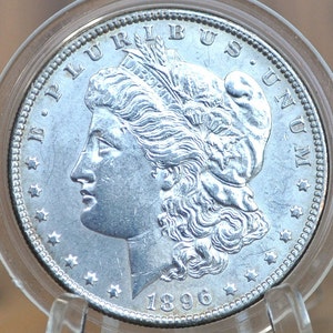 1896 Morgan Silver Dollar - Choose by Grade - Beautiful Coin - Philadelphia Mint - 1896P Morgan Dollar - 1896 P Morgan Silver- Good Date