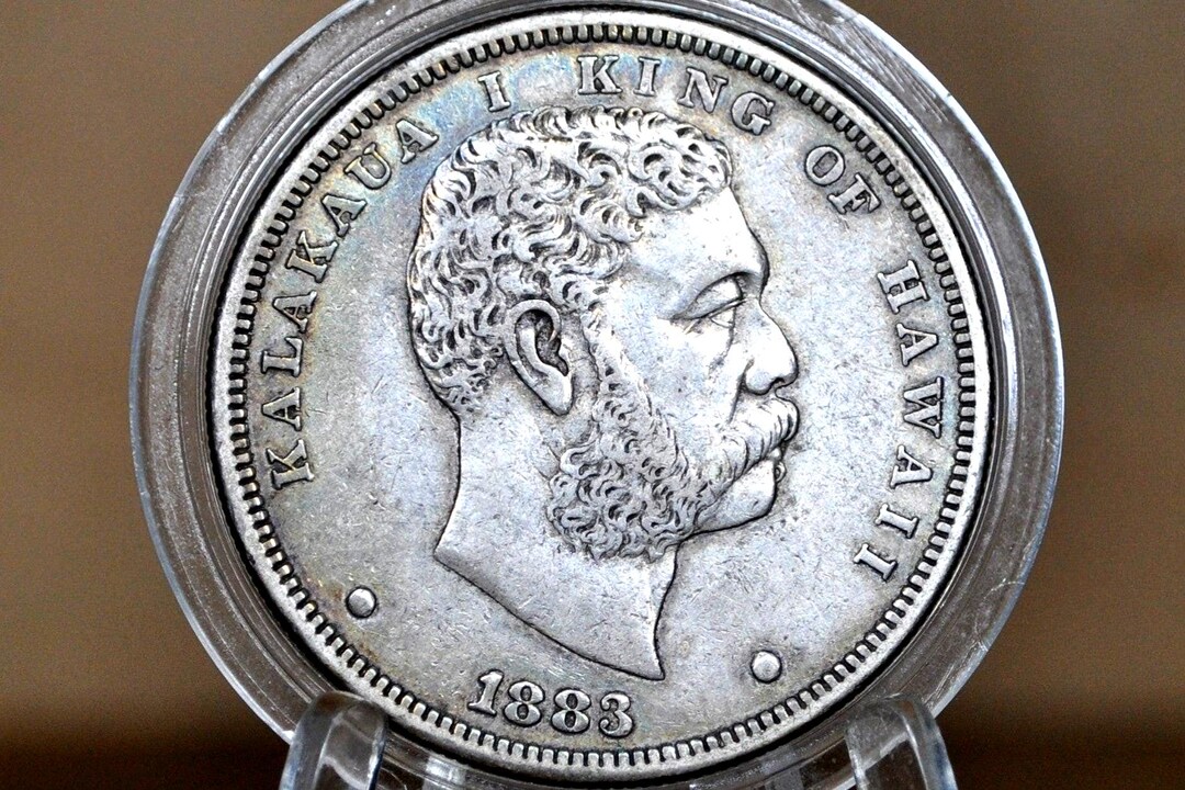 1883年ハワイ王国 ハパハ銀貨 【公式通販】