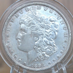 1895年　米国モルガンダラー Yahoo!オークション - 384. 銀貨 1895年 モルガン ダラー 銀貨 1