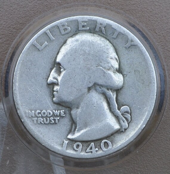 アメリカ 25セント銀貨10枚（1940～49 各1枚） U.S.