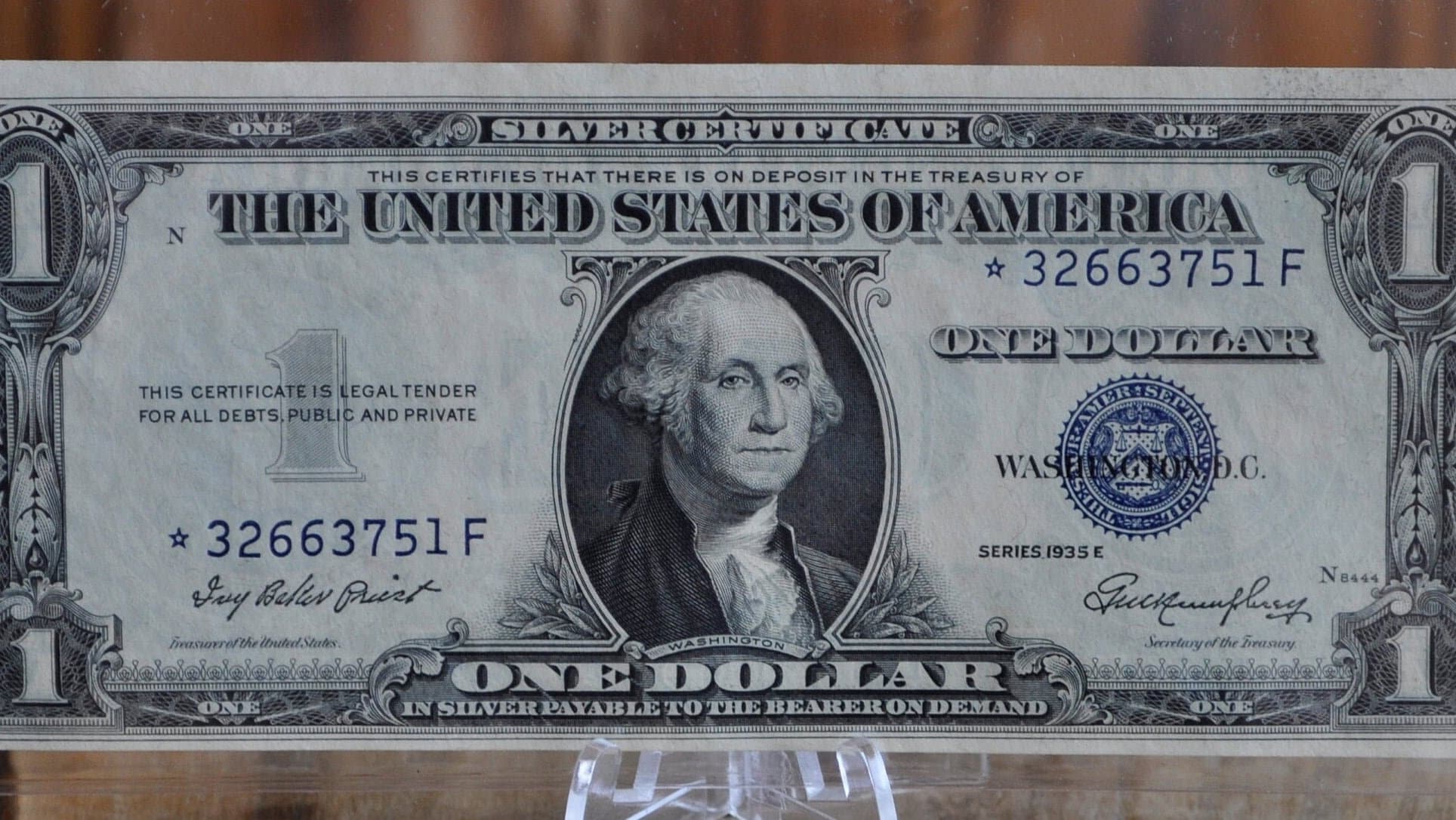 2013 High Serial Number Trinary 1 Dollar Bill