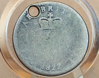 1822年 イギリス領西インド諸島 1/16ドル アンカーマネー - 希少コイン