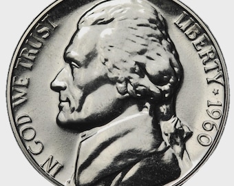 1964年Dミント リバティニッケル - 希少なアメリカ合衆国5セント硬貨