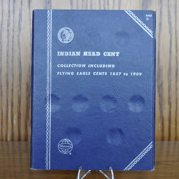 Lincoln Wheat Penny and Indian Head Cent Coin Album, Choose by Type - Coin Collecting Supplies