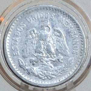 Zilver 1906 Mexicaanse 10 Centavos - V/F, Goede staat - Mexico-Stad Munt - Mexicaanse munten - Mexico 1900 - Prachtige munt -