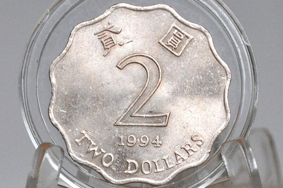 美術品・アンティーク・コレクション 香港 1990年 1ドル 銀貨