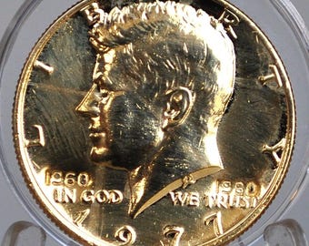 1976 Platinum Layered United States Bicentennial Kennedy Half Dollar 888888966 101120221737135731592