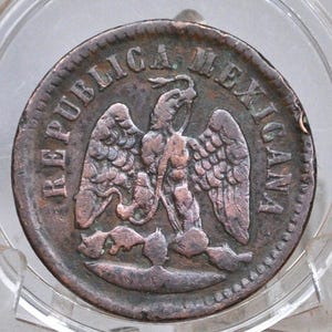 1889 Mexico Un Centavo - In uitstekende staat - Nieuwstaat in Mexico-Stad - Mexicaanse munten - Mexicaanse Republiek -
