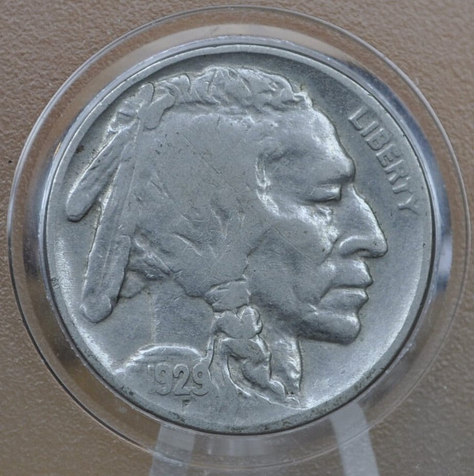 1920 S Buffalo Nickel - old San Francisco Indian head nickel