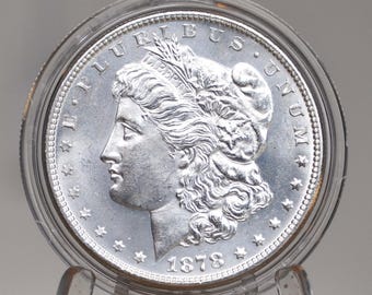 Dollar Morgan 1878-S en argent - Choix par qualité / état - Première année de production - Dollar Morgan 1878 S Dollar en argent 1878S