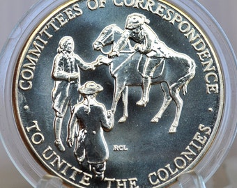 アメリカ独立戦争200周年記念 ポール・リビア記念メダル 1975年