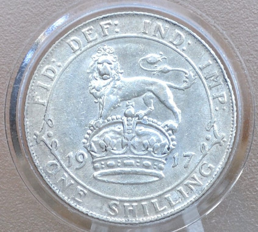 1917年 イギリス 銀貨 1シリング イギリス 1シリング 1917年 - 未使用