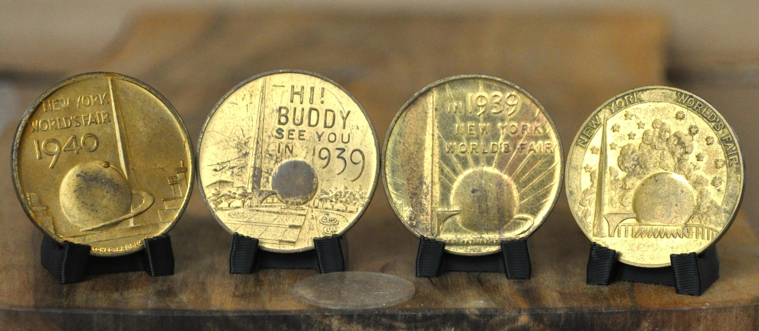 Fair Tokens New York World's Fair 1939-1940 Tokens 4 to Choose From - Antique NY ...