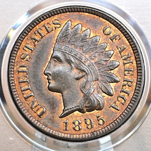 1895 Indian Head Penny - Scegli in base al grado/condizione - Buona data - Indian Head Cent 1895