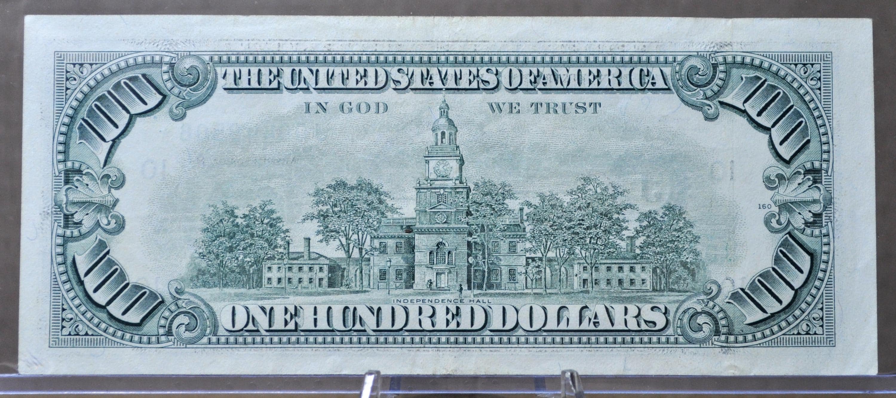 1990 US 100 Dollar Low Serial Number Star Note - 00449508 - Kansas City ...