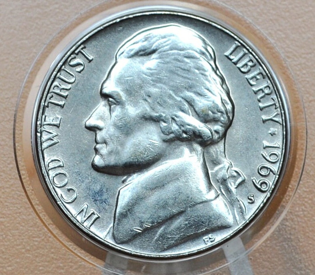 1969 D&S Jefferson Nickel - Great Conditions - Denver and San