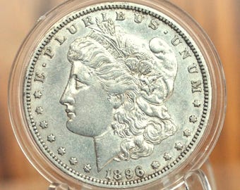 1896 S モルガン ダラー - アンティークの高級サンフランシスコ ミント