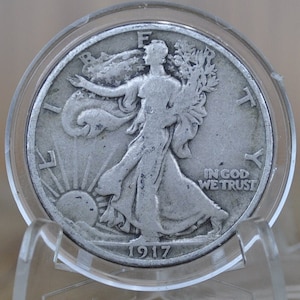 1917 Walking Liberty Silver Half Dollar - Choose by Grade - Philadelphia Mint - 1917-P Walking Liberty Half Dollar - 1917 P Half Dollar
