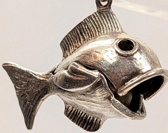 Ciondolo Antico In Vetro Romano E Argento Sterling 925 &ndash; Pesce &ndash; David Shamay Jewelry