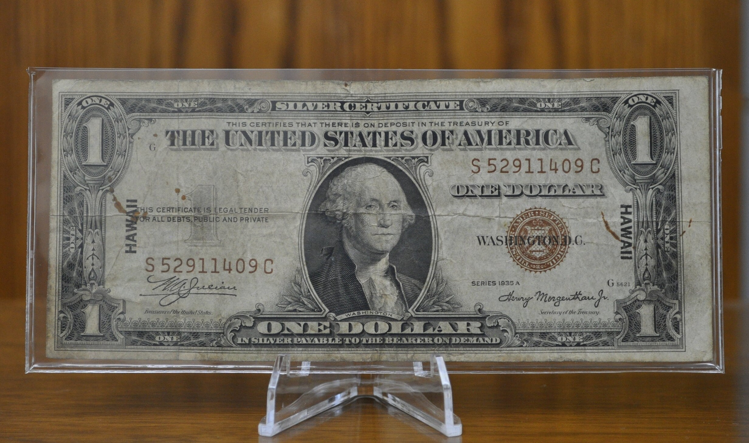 50 1-dollar Vintage US Silver Certificates 1935 1957 Average 