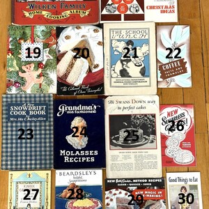 Antique Cookbook/Baking Recipes With Over 40 Different Books!!! - Vintage Recipe Book - Easy Vintage Classic Recipe Booklets