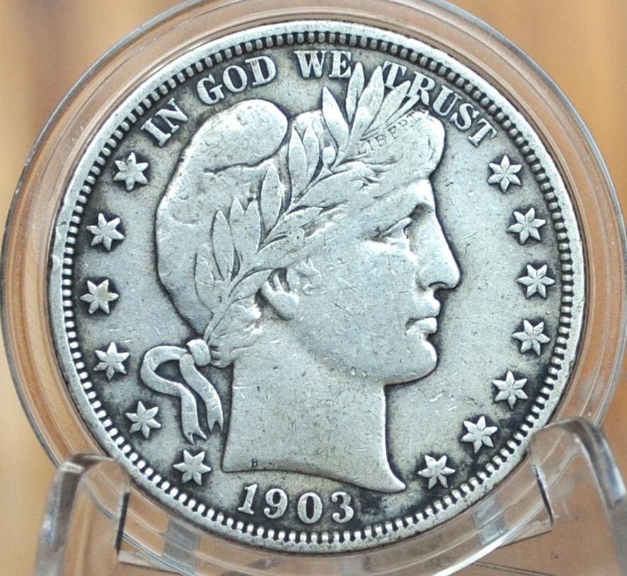 1903 Barber Silver Half Dollars, P, O,S Mints - Choose by Mint