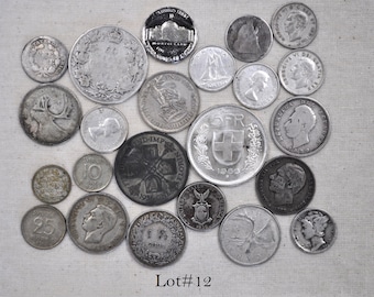 コレクション Great Historic Silver Coins of the world 26ozt Assorted World/Foreign Silver Coins 810.4g 28907 | eBay