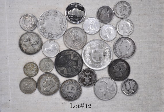 Lot of World Silver Coins - Multiple Lots Available, Check