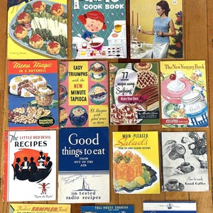 Antique Cookbook/Baking Recipes With Over 40 Different Books!!! - Vintage Recipe Book - Easy Vintage Classic Recipe Booklets