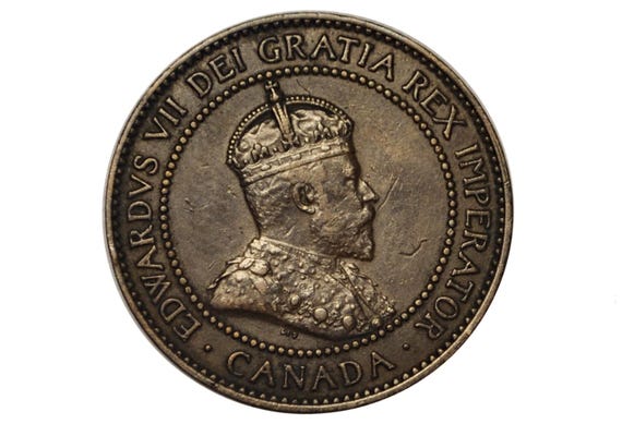1910 Canadian Cent - Choose by Grade / Condition - King George V