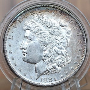 1881-S Morgan Silver Dollar - Choose by Grade / Condition - San Francisco Mint - 1881 S Morgan Dollar - High Grade, Beautiful