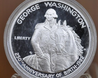 1982 George Washington Silver Commemorative Half Dollar - Proof