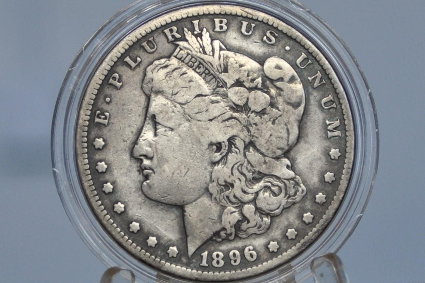 1896-S モーガン銀貨 - グレード/状態を選択 - 素晴らしい日付とミント