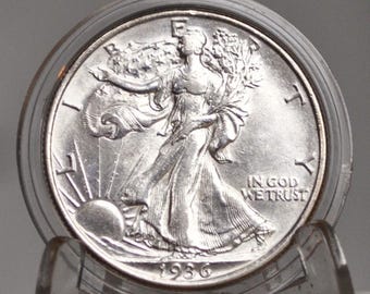 希少な 1936 年ロングアイランド記念銀貨ハーフドル (MS