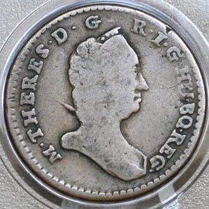 1740-1780 Austrian 1/2 Kreuzer - Maria Theresia - Great Condition