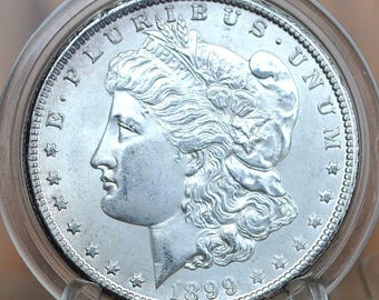 1888-S モルガン銀貨 - AU グレード / 状態 - 1888 S モルガン銀貨
