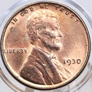 1930 P,D,S Wheat Pennies - All 3 Mints - Choose by Mint and Grade - 1930 Wheat Cents - 1930D Wheat Cent 1930S Penny - Great Depression Era